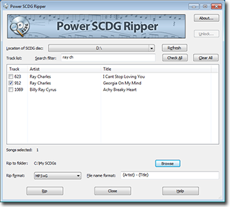 Power SCDG Ripper Screen